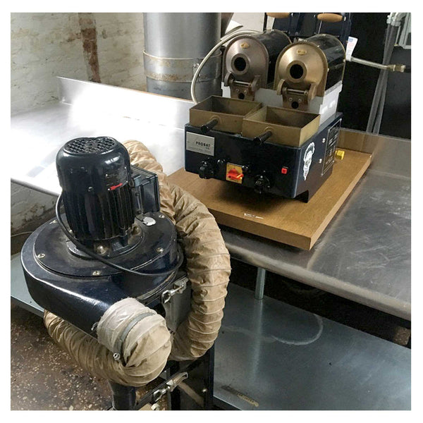 Probat BRZ2 Used Coffee Roaster - Gas - Double Barrel - Sample Size - 2015 - Stock S0059