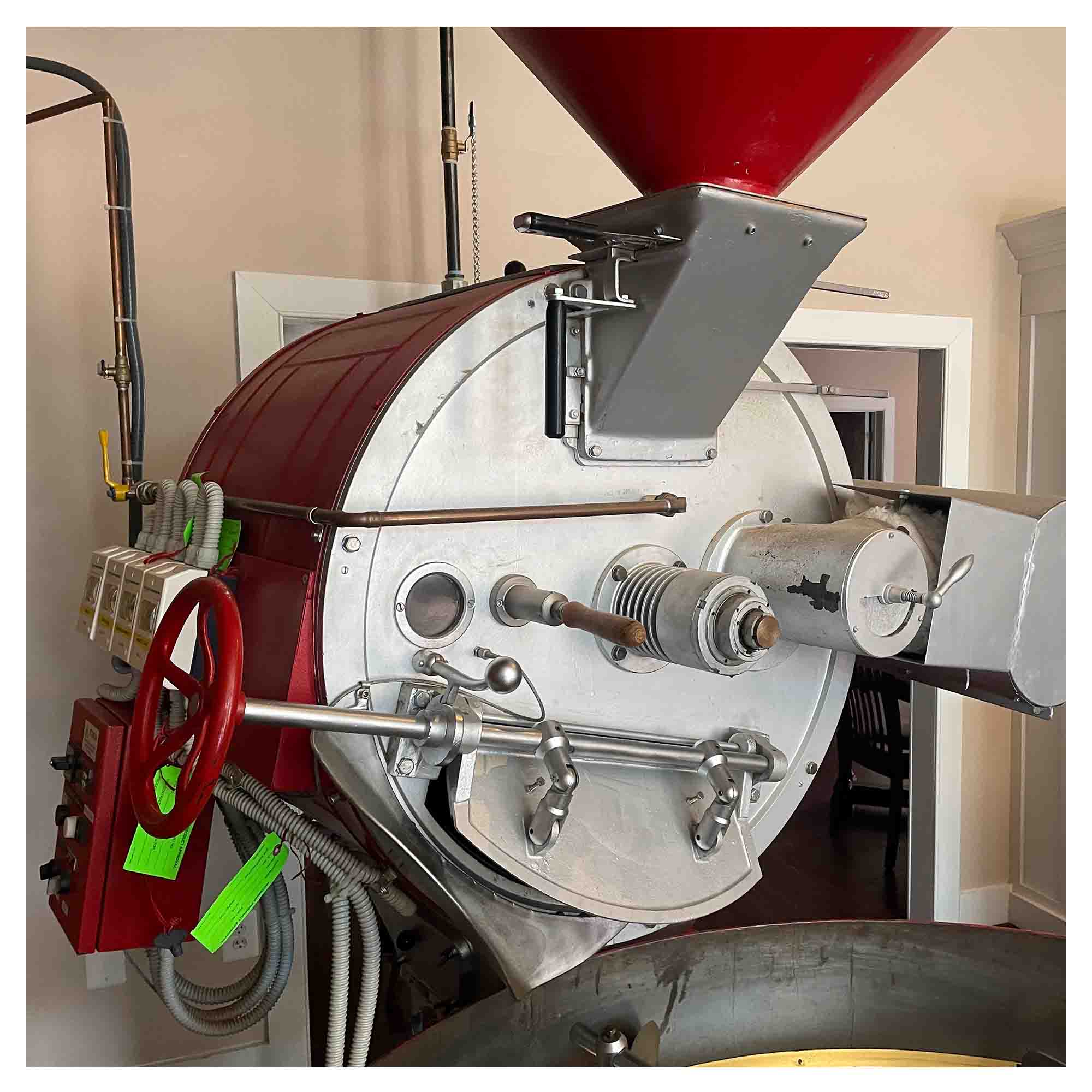 40kg Vittoria Used Coffee Roaster and Mini-Plant of Equipment Including Silos - Stock S0041