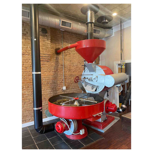 40kg Vittoria Used Coffee Roaster and Mini-Plant of Equipment Including Silos - Stock S0041