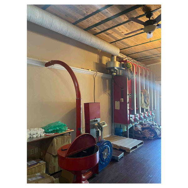 40kg Vittoria Used Coffee Roaster and Mini-Plant of Equipment Including Silos - Stock S0041