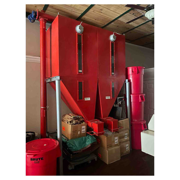 40kg Vittoria Used Coffee Roaster and Mini-Plant of Equipment Including Silos - Stock S0041