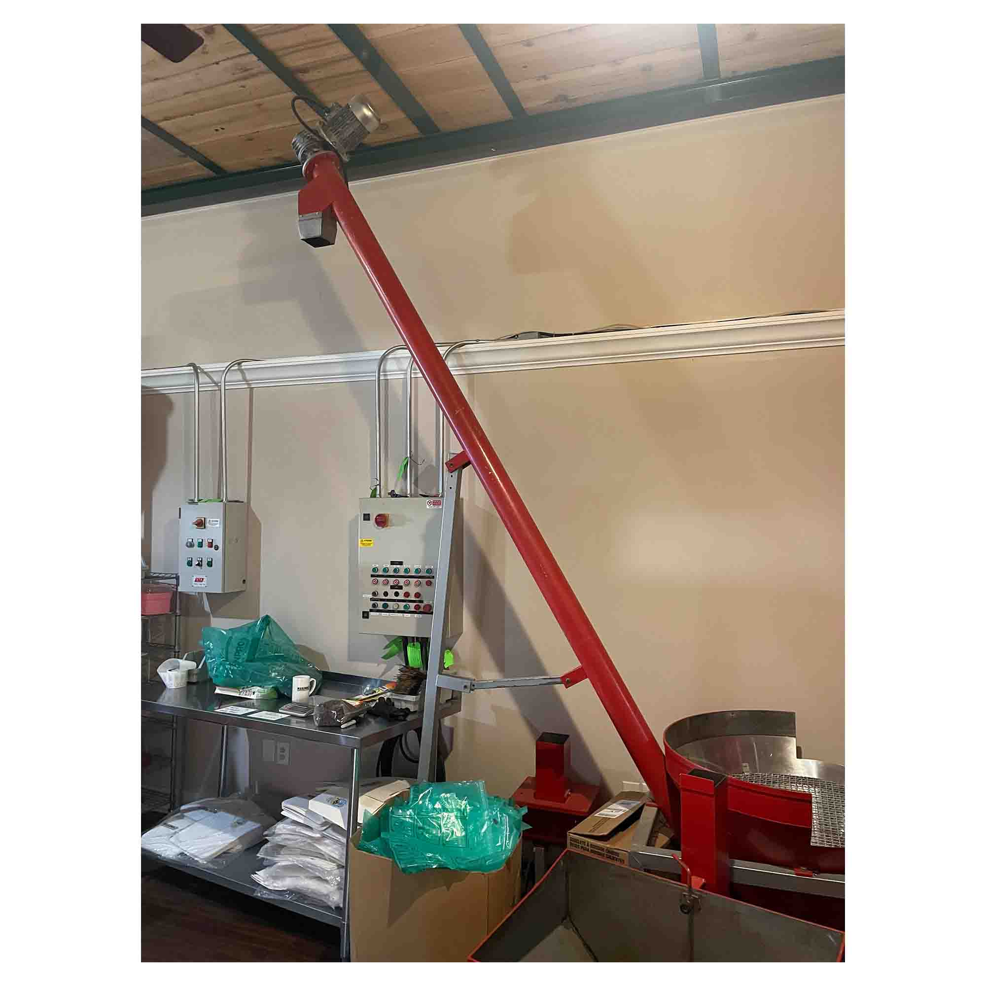 40kg Vittoria Used Coffee Roaster and Mini-Plant of Equipment Including Silos - Stock S0041