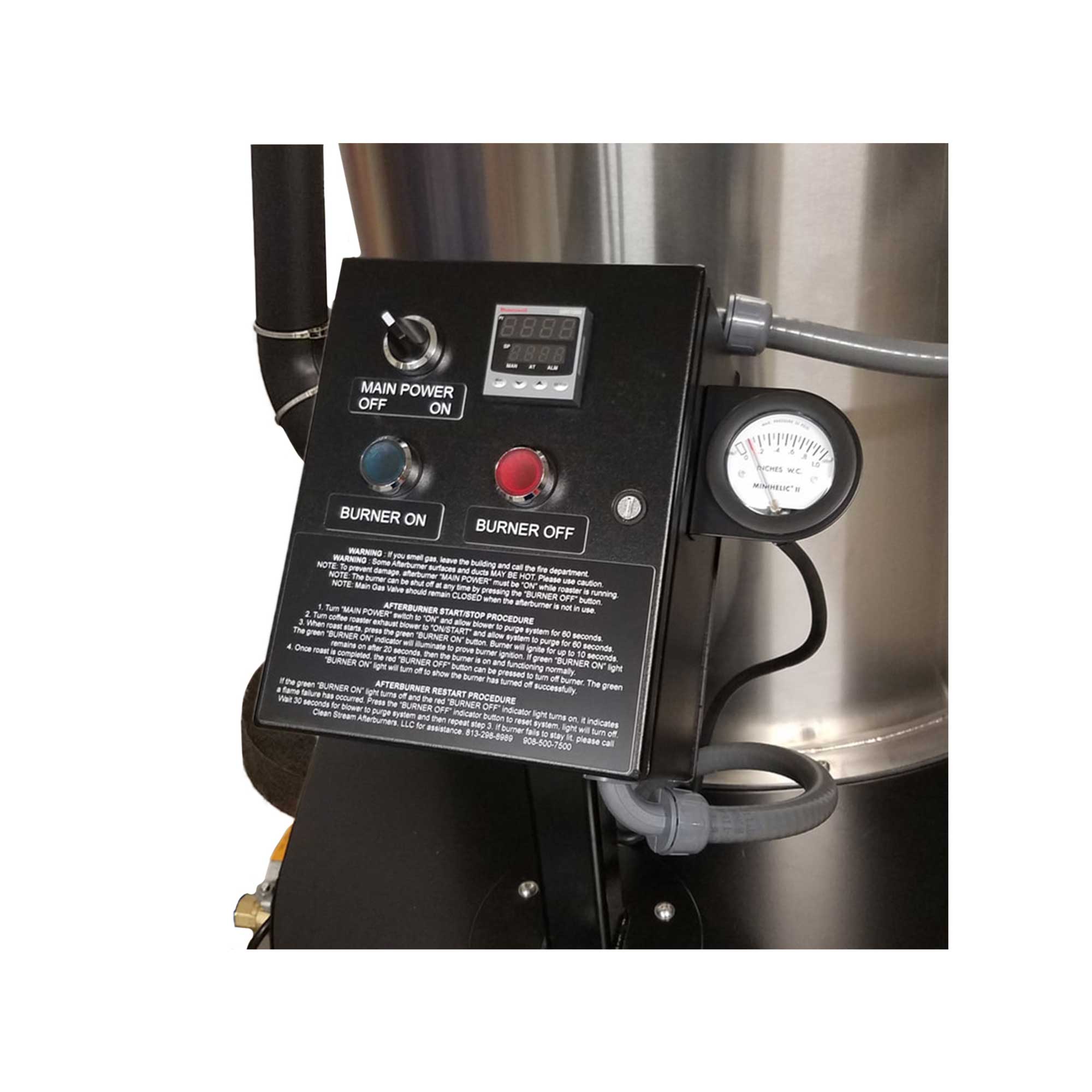 Clean Stream Afterburners CSA-1500-CAT Catalytic Oxidizer System