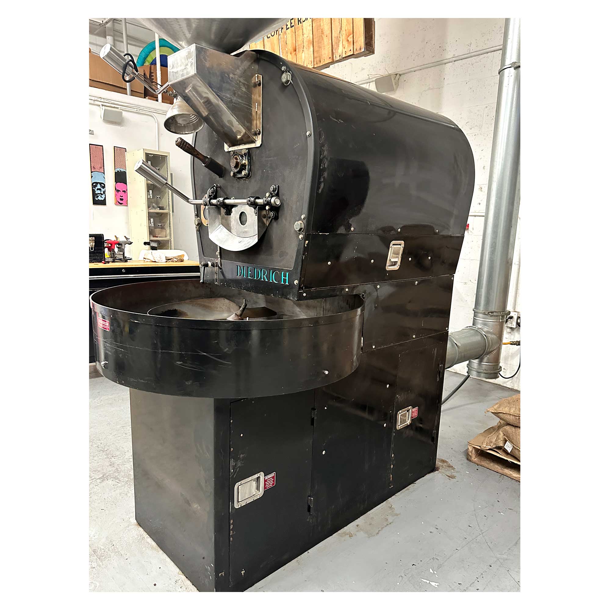 24kg Used Coffee Roaster - Diedrich IR-24 - 2001