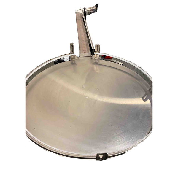 QuantumPak Accumulation Conveyor and Lazy Susan for Continuous Band Sealer