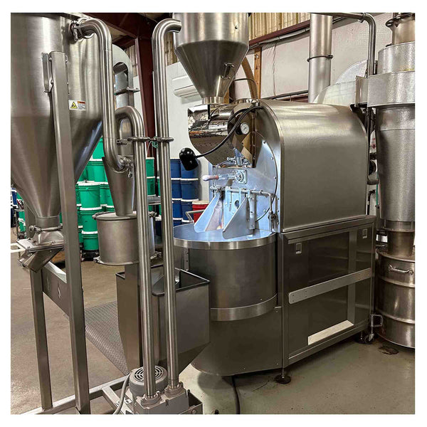 35kg Used Coffee Roaster — Loring S35 Kestrel, Bean Cart, D35 Destoner  — 2010