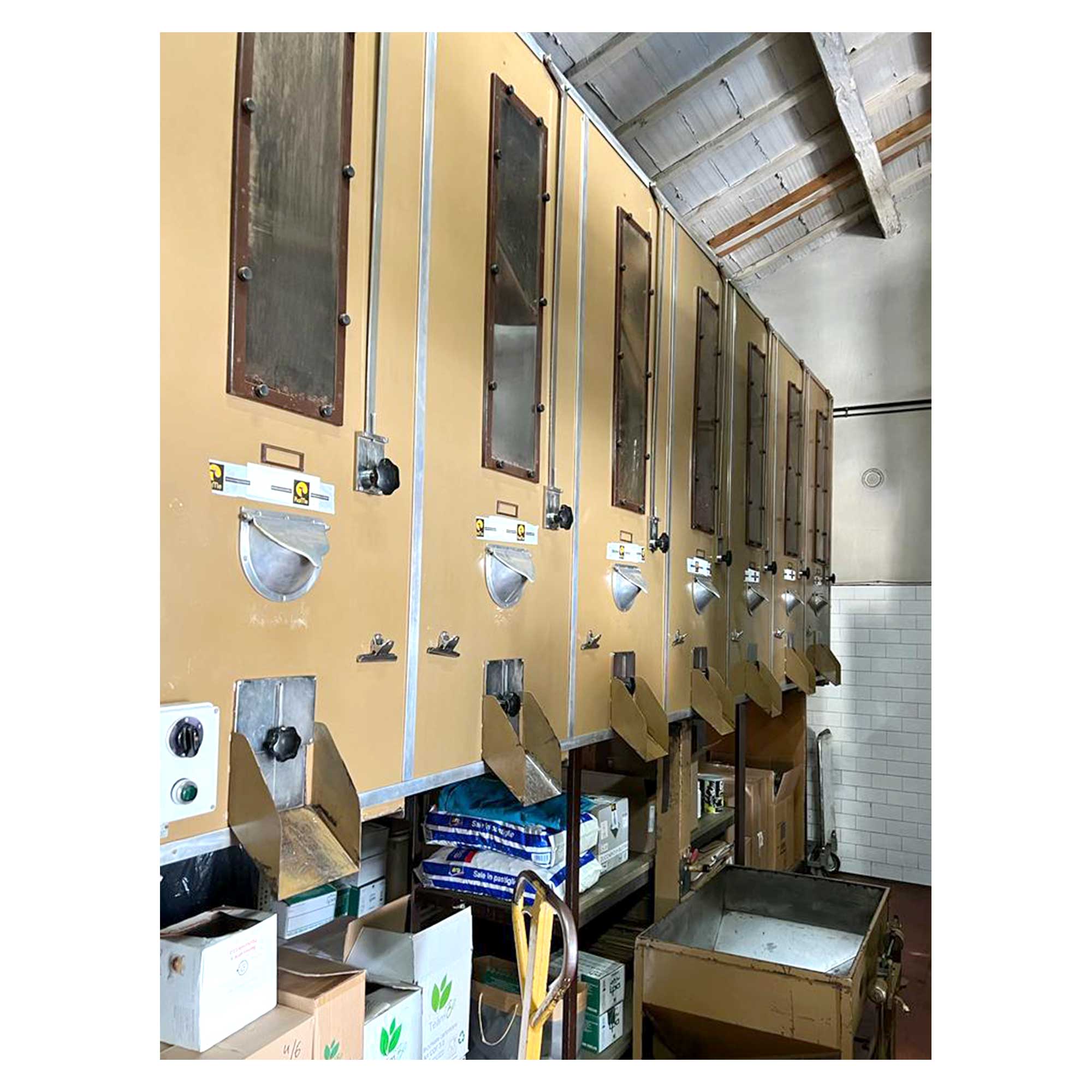 60kg Used Coffee-Roaster - Petroncini TT60 Roasting Mini-plant - Refurbished 2000 - Stock S0071