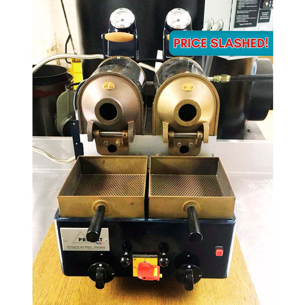 Probat BRZ2 Used Coffee Roaster - Gas - Double Barrel - Sample Size - 2015 - Stock S0059