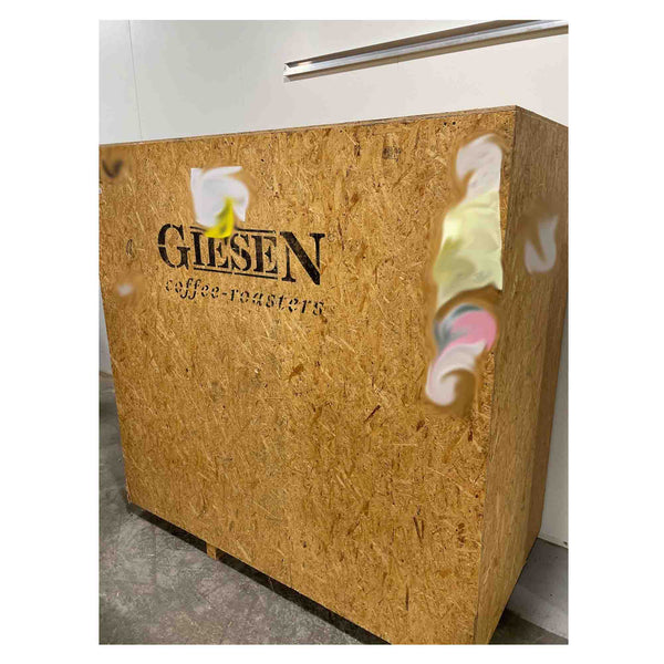 15kg Giesen W15A Used Coffee Roaster - In Original Crate - Includes Giesen OW50 Destoner - 2018 - Stock S0249