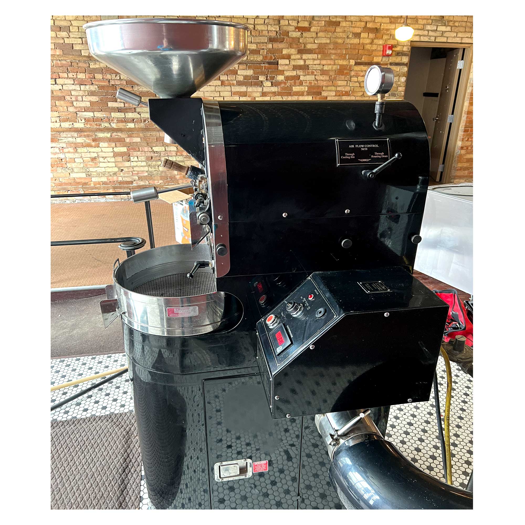 3kg Diedrich IR-3N Used Coffee Roaster, Afterburner, and Ducting — 2004