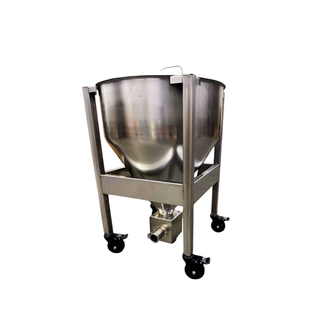 Coffee Bean Destoner Bin - Stainless Steel