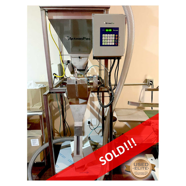 Weigh-Fill Machine with Coffee Loader and Bag Sealer - Used - Model ME109 & E-7 by ActionPac