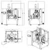 K-cup Filling and Sealing Machine - Expak CR90 Rotary w/Vacuum Conveyor - 75 CPM