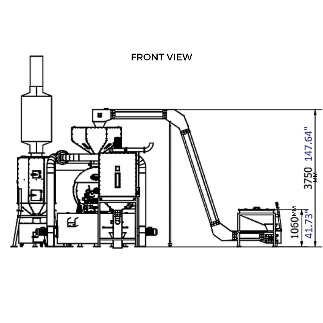 180 kilo Coffee Roaster