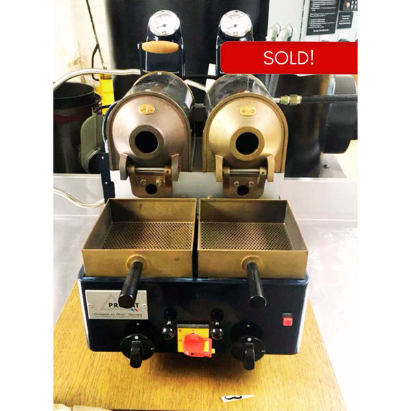 Probat BRZ2 Used Coffee Roaster - Gas - Double Barrel - Sample Size - 2015 - Stock S0059