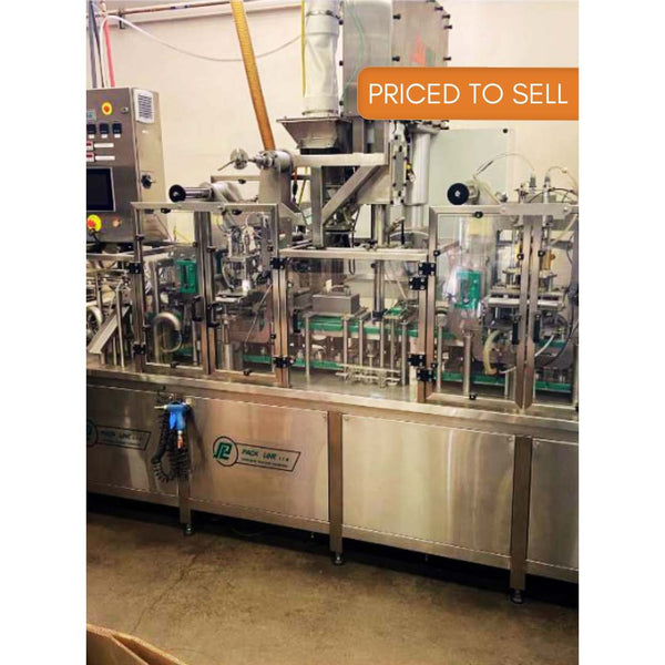 K-Cup Dual Lane Filling & Sealing Machine with Multi-Head Auger - 2014 - Stock S0289