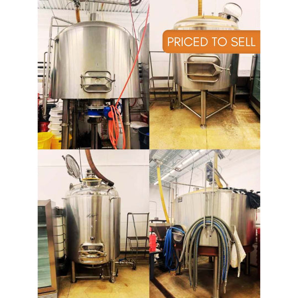 Used Industrial Cold Brew Equipment Package - 100-Barrel Immersion System - Stock S0304