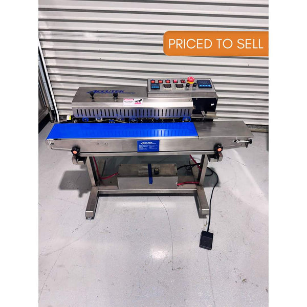 Accutek Used Horizontal Band Sealer with Nitrogen & Date Encoder - Never Used - 2024 - Stock S0531