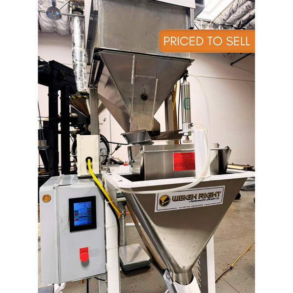 Weigh Right Weigh Fill, Pnu-Con Loader, and APM Vertical Band Sealer - Used Tri-Pak - Stock S0534
