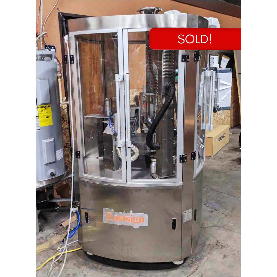K-Cup Filling and Sealing Machine - Eastsign RCC-1-2500 Rotary Style Demo Model - Stock S0595