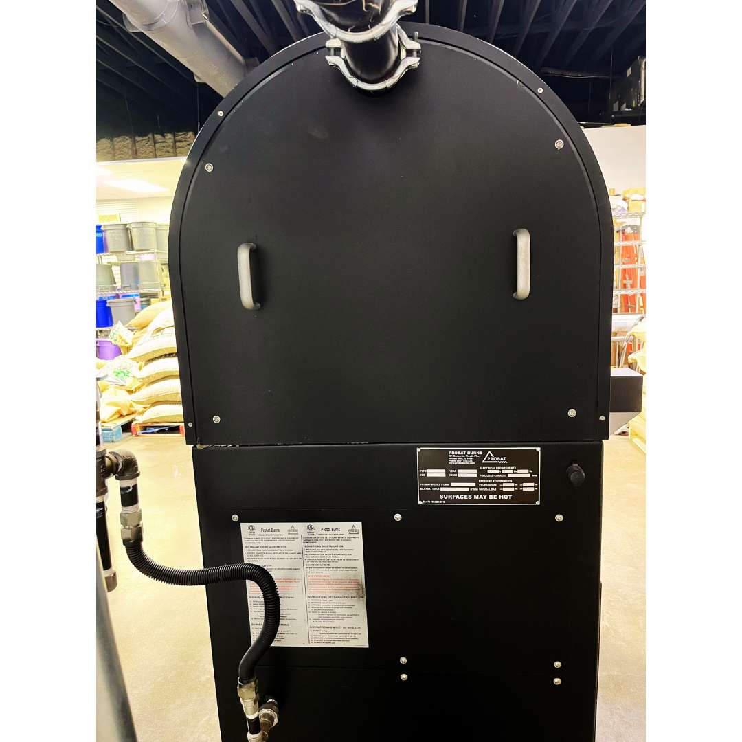 Back of 2018 Probat P12-2 12kg coffee roaster