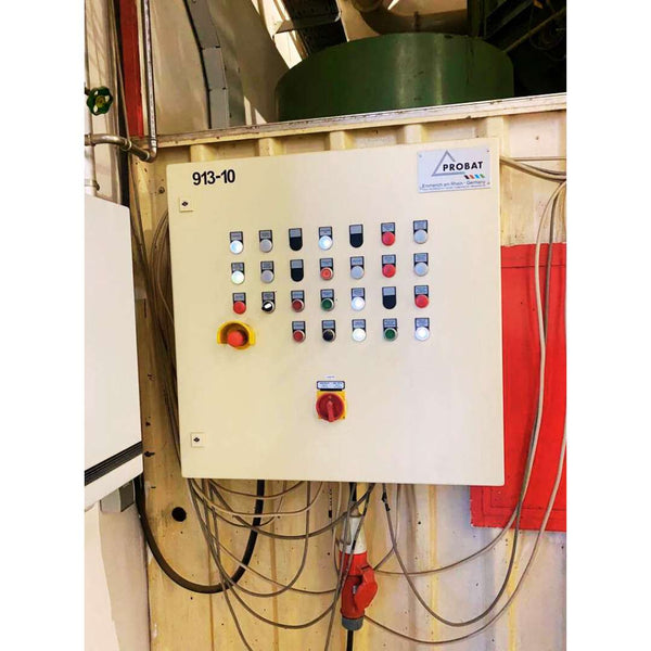 Probat R1500R used coffee roaster equipment control panel