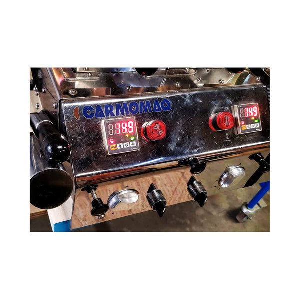4-barrel 100g per barrel Carmomaq used coffee roaster display