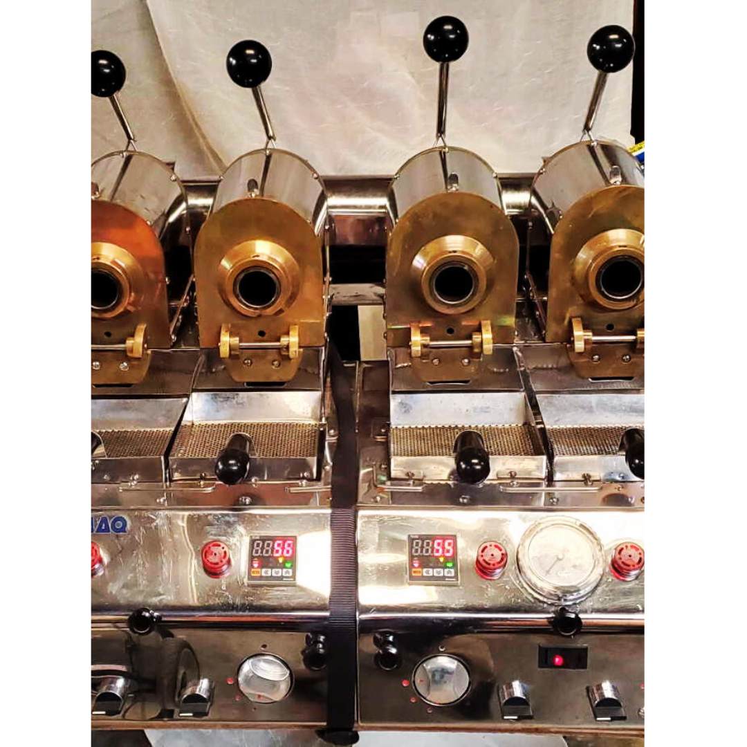 4-barrel 100g per barrel Carmomaq used coffee roaster 