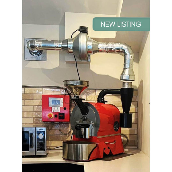 2kg Gemma used coffee roaster on countertop