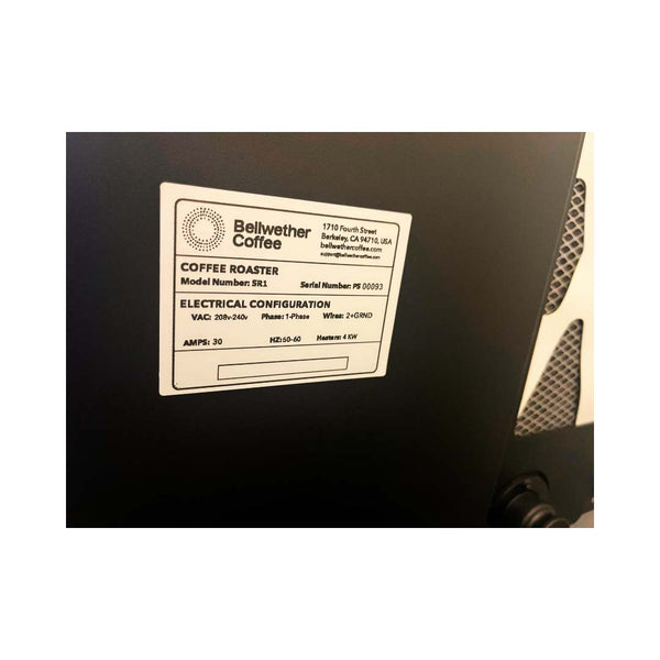 1.5kg Continuous Roast Bellwether Used Coffee Roaster - 2024 - Stock S0658