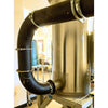 Probat coffee roaster afterburner piping