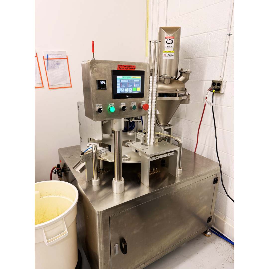 Used K-Cup Filling and Sealing Machine - Saneu SR-1 - 20 cpm - 2023 - Stock S0686