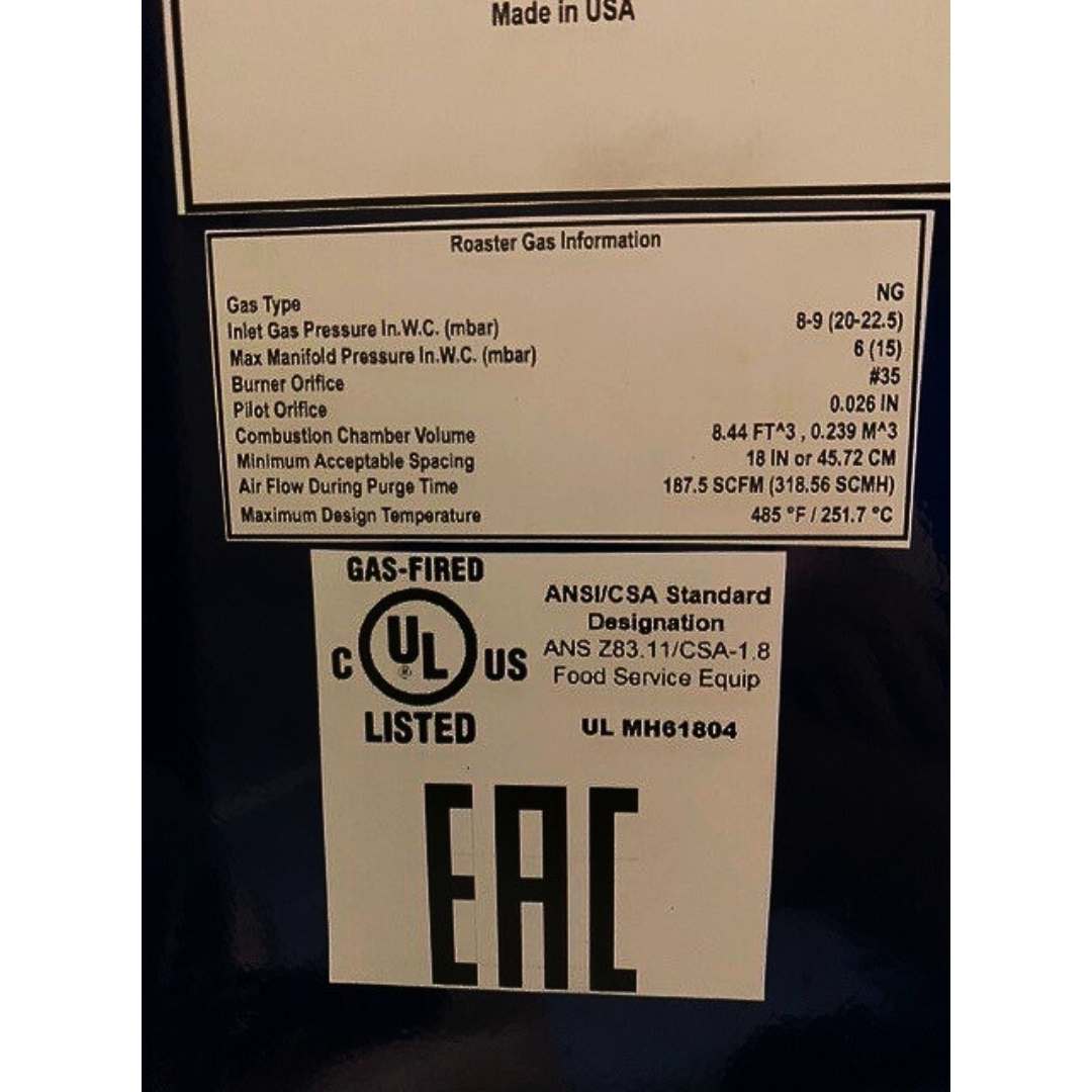 12kg Used Coffee Roaster Machine Equipment Package - Diedrich IR-12 - 2022 - Stock S0692