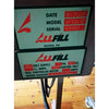 2019 All-Fill weigh-fill machine information plate