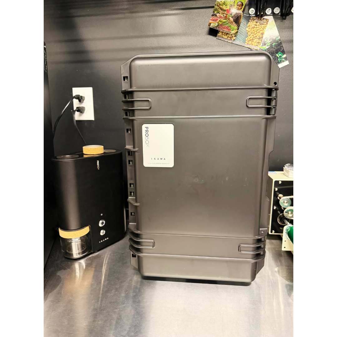 2025 IKAWA Pro50x sample used coffee roaster with closed case
