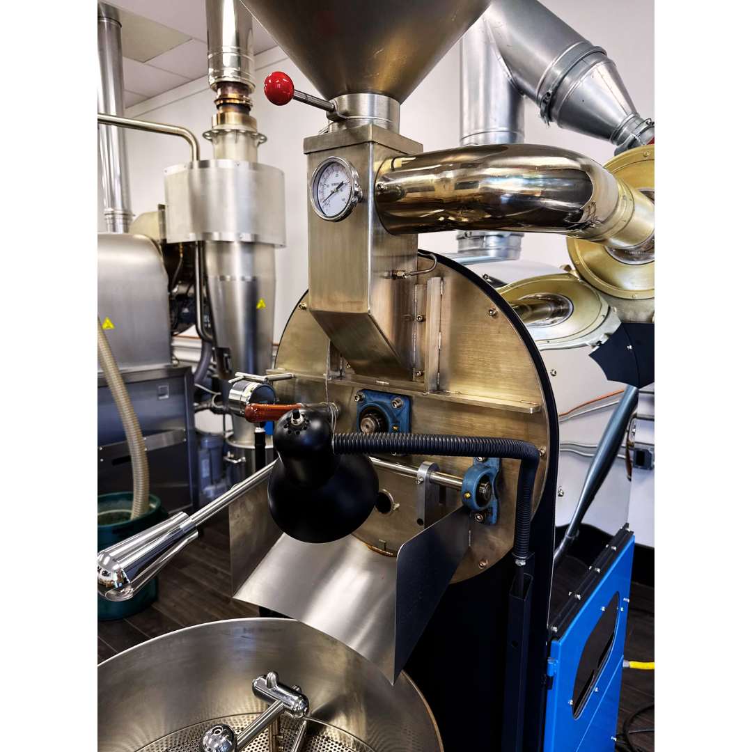 10kg MCR-10 used coffee roaster close right angle