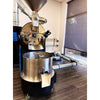 10kg MCR-10 used coffee roaster left front and ducting