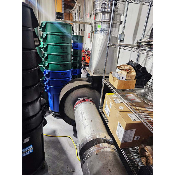 Classic refurbished 120kg Probat G0120 used coffee roaster ducting chimney 4