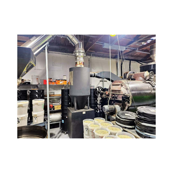 Classic refurbished 120kg Probat G0120 used coffee roaster chaff collector