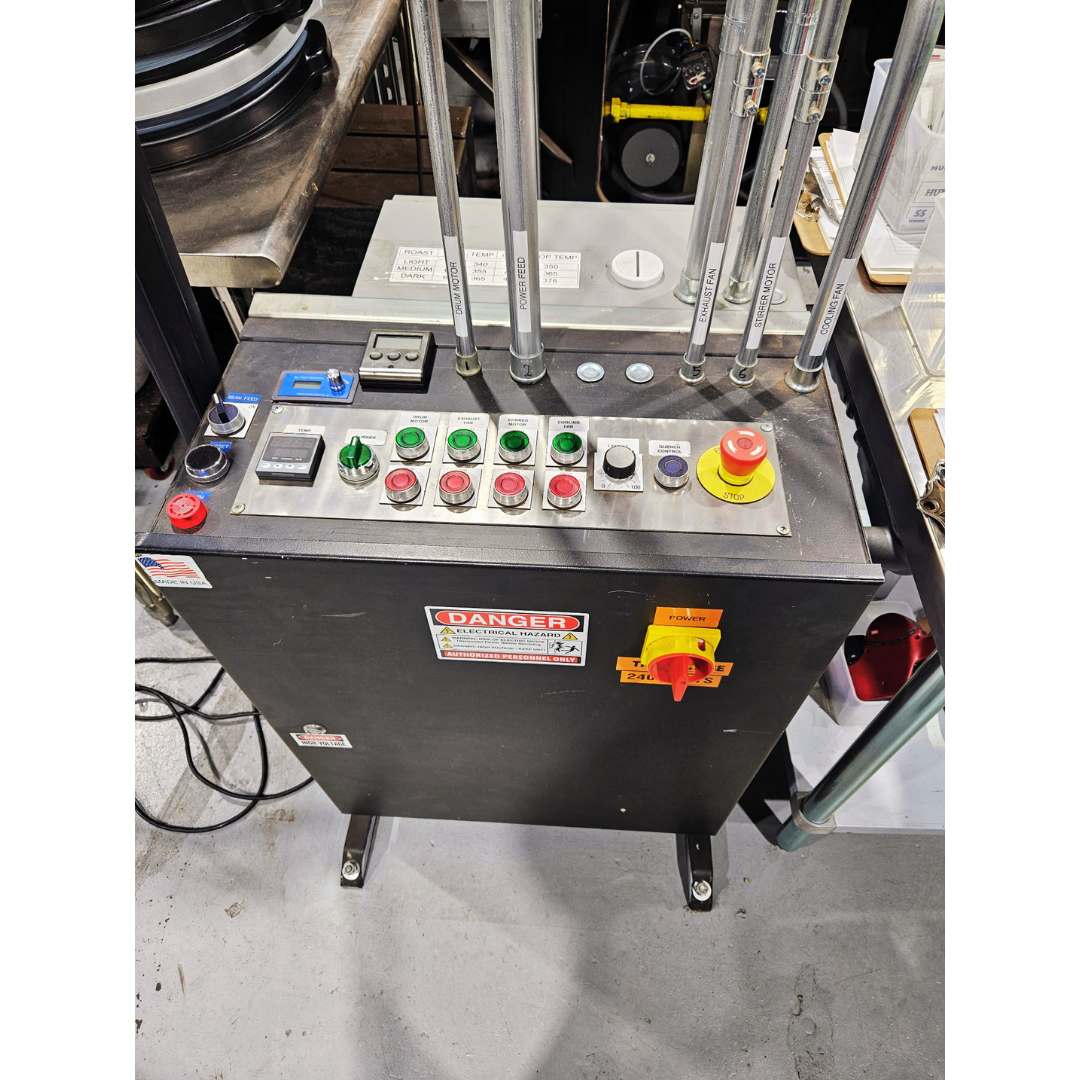 Classic refurbished 120kg Probat G0120 used coffee roaster control panel