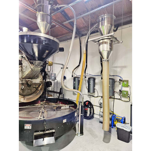 Classic refurbished 120kg Probat G0120 used coffee roaster AAE loader and destoner