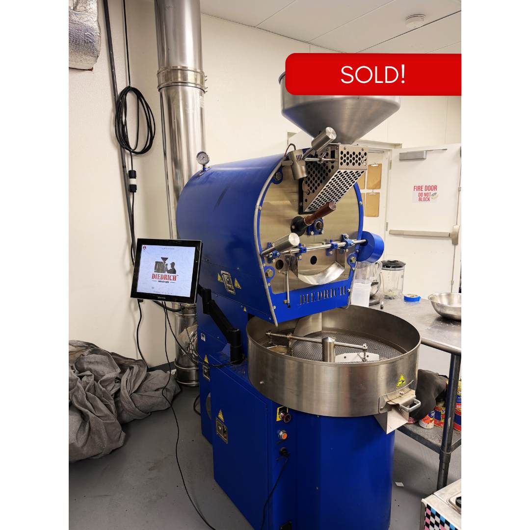 12kg Used Coffee Roaster - Diedrich Fully Automated IR-12 - 2021 - Stock S0707