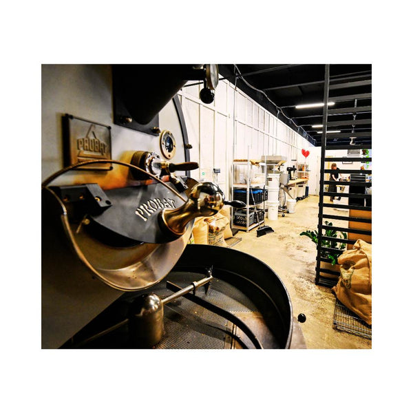 12kg Probat L12 used coffee roaster close up
