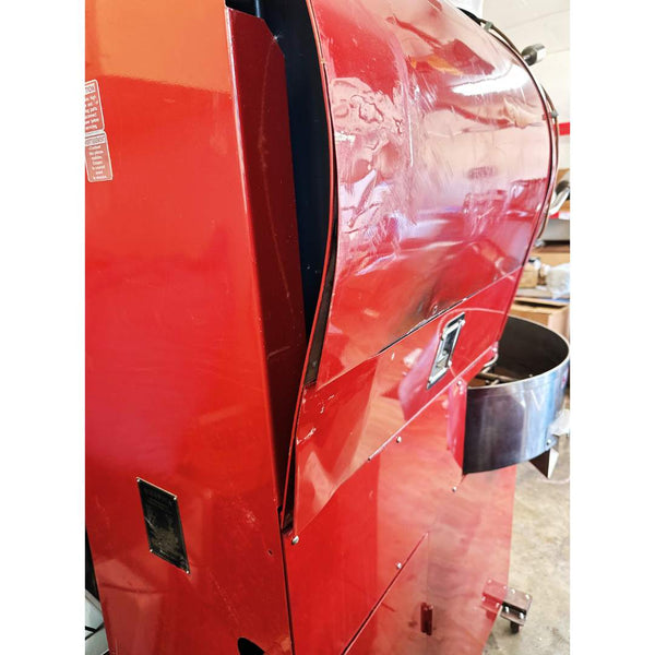 2008 fully automated Diedrich IR-12 used coffee roaster back left angle