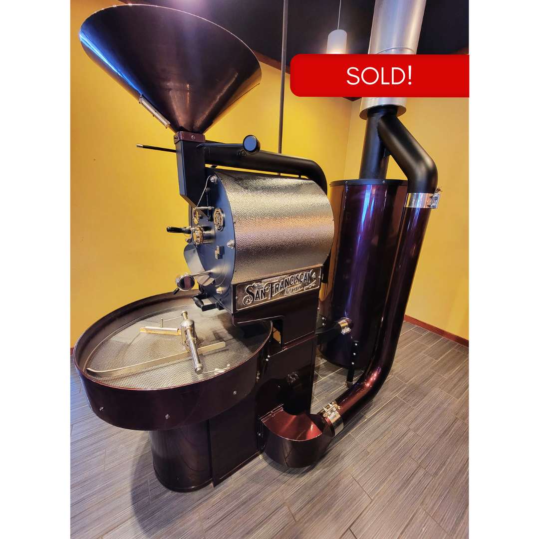12kg Used Coffee Roaster & Afterburner - San Franciscan SF-25 - 2015 - Stock S0715