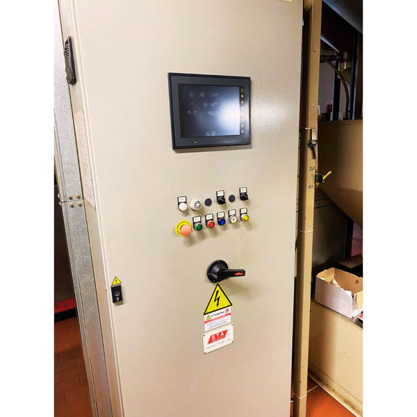 Fully automated and refurbished 240kg Probat GG240 used coffee roaster control panel
