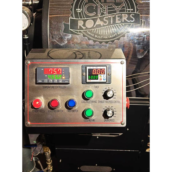 2018 3kg Mill City Roaster used coffee roaster control panel