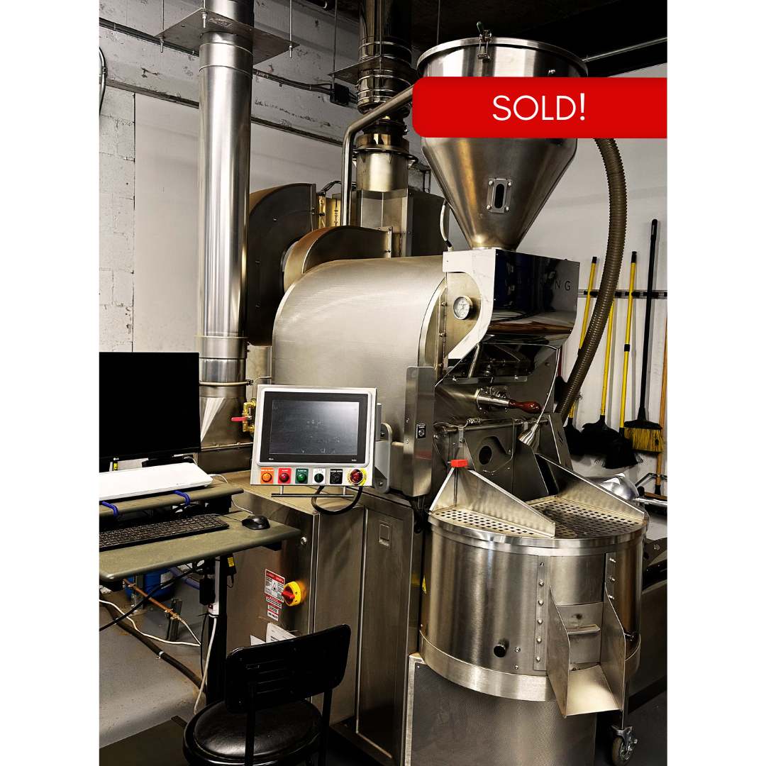 35kg Used Coffee Roaster — Loring S35 Kestrel and Bean Cart - 2022 - Stock S0723
