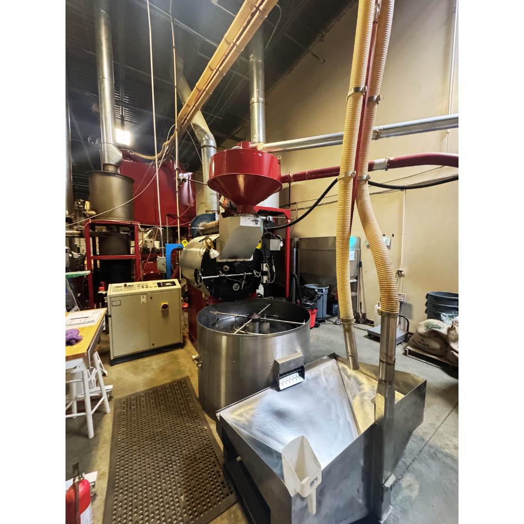 2002 & 2004 30kg & 60kg Petroncini used coffee roaster plant another broad view