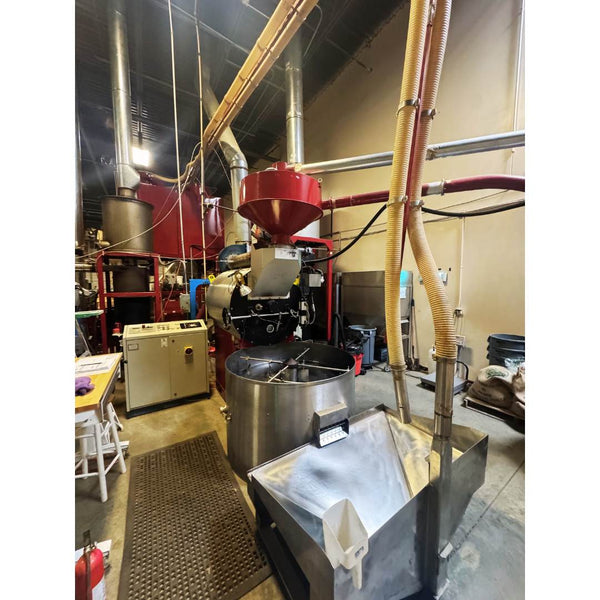 2002 & 2004 30kg & 60kg Petroncini used coffee roaster plant another broad view